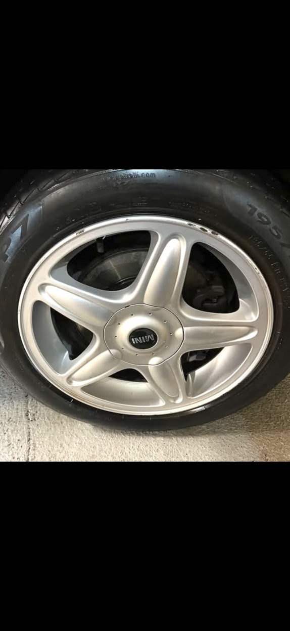 After: Clean rim with no brake dust